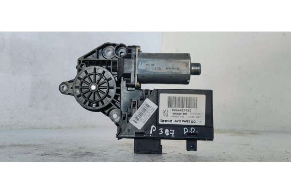 Recambio de motor elevalunas delantero derecho para peugeot 307 (s1) xs referencia OEM IAM 9634457480  