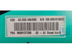 Recambio de cuadro instrumentos para peugeot 407 sw sr confort referencia OEM IAM 9658137280  