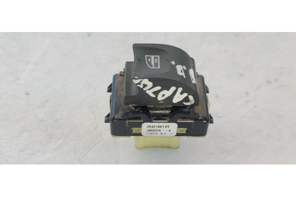 Recambio de mando elevalunas delantero derecho para renault captur 1.2 i turbo 118 referencia OEM IAM 254218614R  