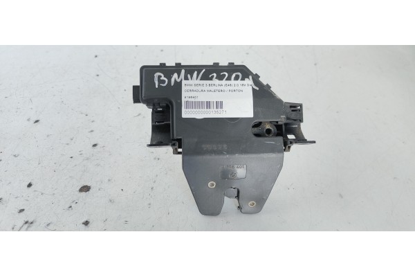 Recambio de cerradura maletero / porton para bmw serie 3 berlina (e46) 320d referencia OEM IAM 8196401  