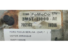 Recambio de motor arranque para ford focus berlina (cap) referencia OEM IAM 3M5T11000AE  