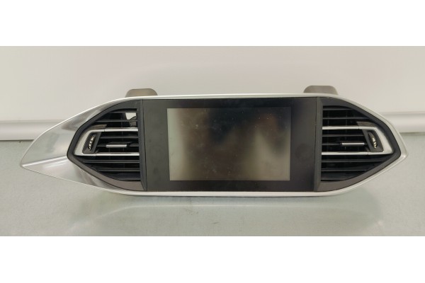 Recambio de pantalla multifuncion para peugeot 308 1.6hdi 92 fap referencia OEM IAM 9811486280  