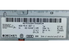 Recambio de sistema audio / radio cd para audi a6 berlina (4f2) 2.4 referencia OEM IAM 4E0919887C  