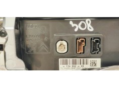 Recambio de pantalla multifuncion para peugeot 308 1.6hdi 92 fap referencia OEM IAM 9811486280  
