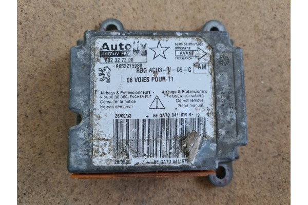 Recambio de centralita airbag para peugeot 206 berlina 1.4 referencia OEM IAM 602327300 9652275980 