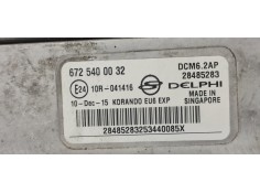 Recambio de centralita motor uce para ssangyong korando 2.2 xdi 180 fap referencia OEM IAM 6725400032  