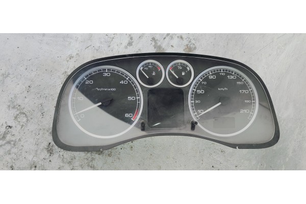 Recambio de cuadro instrumentos para peugeot 307 (s1) xr clim referencia OEM IAM P9646742480  