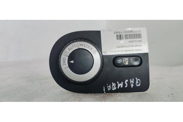 Recambio de mando multifuncion para nissan qashqai+2 (jj10) 2.0 i 140 4x4 referencia OEM IAM 96912JD60A  