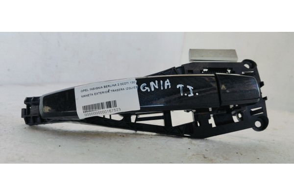Recambio de maneta exterior trasera izquierda para opel insignia berlina 2.0cdti 130 fap referencia OEM IAM   