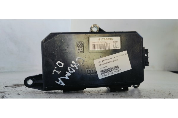Recambio de modulo electronico para fiat croma (194) 1.9 16v multijet dynamic referencia OEM IAM 51796695  