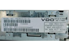 Recambio de sistema audio / radio cd para peugeot 307 (s1) xr clim referencia OEM IAM 96489417XT  