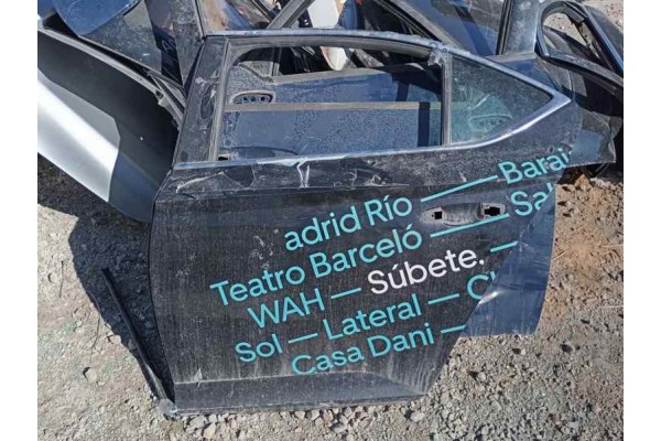 Recambio de puerta trasera izquierda para skoda superb (3v3) 2.0tdi 150 fap referencia OEM IAM   