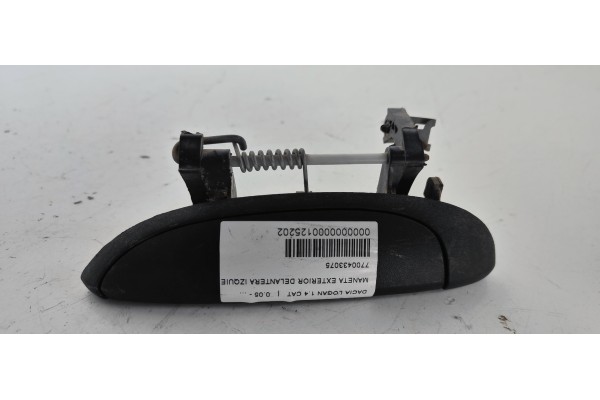 Recambio de maneta exterior delantera izquierda para dacia logan 1.4 cat referencia OEM IAM 7700433075  