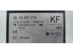 Recambio de centralita cierre para opel zafira a elegance referencia OEM IAM 24437076  