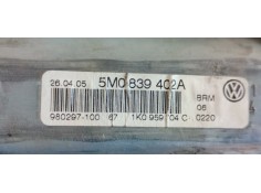 Recambio de elevalunas trasero derecho para volkswagen golf plus (5m1) highline referencia OEM IAM 5M0839402A  