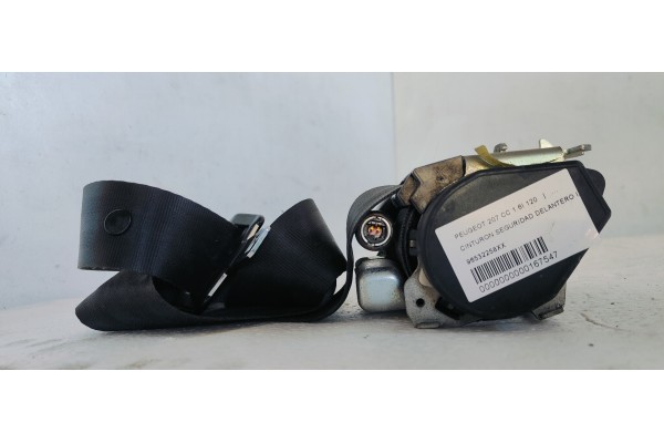 Recambio de cinturon seguridad delantero izquierdo para peugeot 207 cc 1.6i 120 referencia OEM IAM 96532258XX  