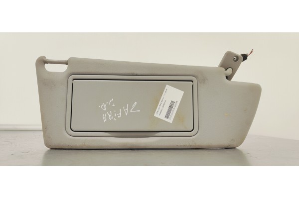 Recambio de parasol derecho para opel zafira b edition ´´111 jahre´´ referencia OEM IAM   