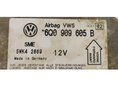 Recambio de centralita airbag para volkswagen passat variant (3b6) básico referencia OEM IAM 6Q0909605B  