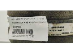 Recambio de compresor aire acondicionado para opel vectra b berlina referencia OEM IAM 24427890  