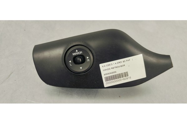 Recambio de mando retrovisor para kia cee´d 1.4 crdi 90 fap referencia OEM IAM 93530A2000  
