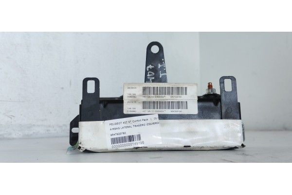 Recambio de airbag lateral trasero izquierdo para peugeot 407 st confort pack referencia OEM IAM 9647923780  