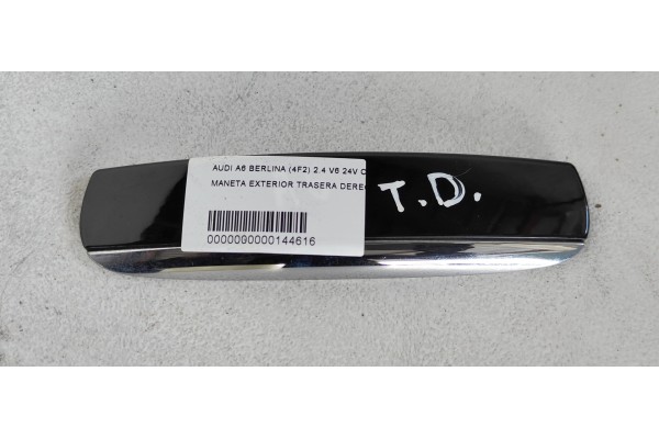 Recambio de maneta exterior trasera derecha para audi a6 berlina (4f2) 2.4 referencia OEM IAM   