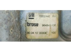 Recambio de elevalunas trasero derecho para opel insignia berlina 2.0cdti 130 fap referencia OEM IAM 13302442  