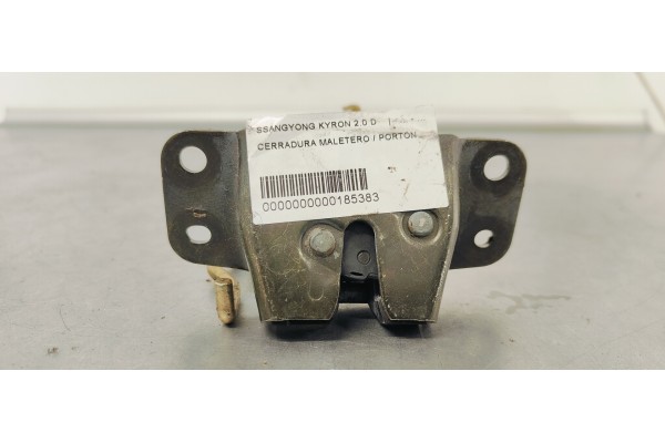 Recambio de cerradura maletero / porton para ssangyong kyron 2.0 d referencia OEM IAM   