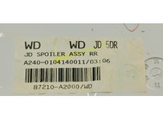 Recambio de aleron trasero para kia cee´d 1.4 crdi 90 fap referencia OEM IAM 87210A2000  