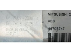 Recambio de abs para mitsubishi outlander (gf0) kaiteki 4wd referencia OEM IAM 4670B747  