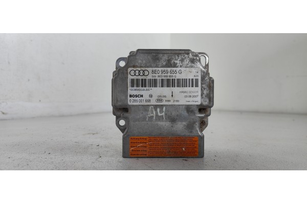Recambio de centralita airbag para audi a4 berlina (8e) 2.0 tdi 16v (103kw) referencia OEM IAM 0285001668  
