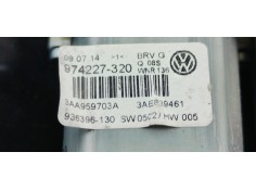 Recambio de elevalunas trasero izquierdo para volkswagen passat lim. (362) 2.0tdi 140 fap referencia OEM IAM 3AA839755  