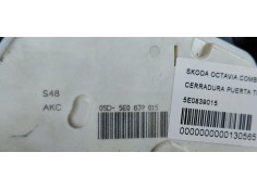 Recambio de cerradura puerta trasera izquierda para skoda octavia combi (5e5) ambition referencia OEM IAM 5E0839015  