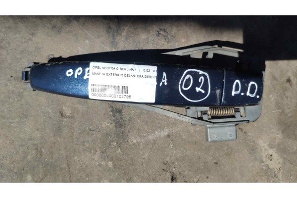 Recambio de maneta exterior delantera derecha para opel vectra c berlina 1.6 16v referencia OEM IAM   