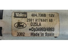 Recambio de motor limpia trasero para ford fusion (cbk) 1.4 tdci cat referencia OEM IAM 2S61A17K441AB  