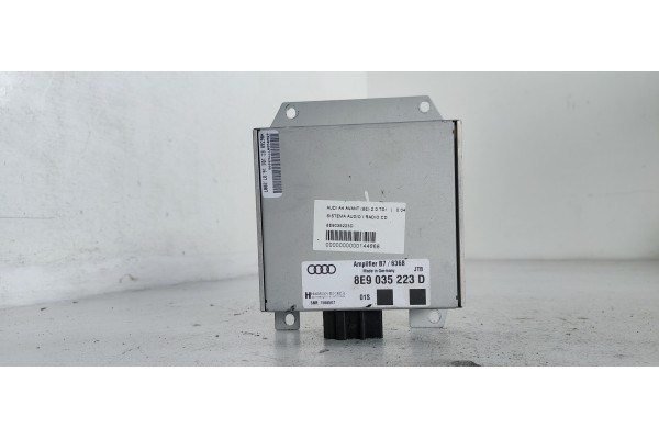 Recambio de sistema audio / radio cd para audi a4 avant (8e) 2.0 tdi referencia OEM IAM 8E9035223D  