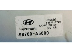 Recambio de motor limpia trasero para hyundai i30 (gd) 1.4crdi 90 fap referencia OEM IAM 98700A5000  