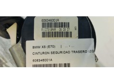 Recambio de cinturon seguridad trasero izquierdo para bmw x5 (e70) referencia OEM IAM 606346001A  