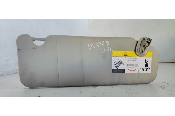 Recambio de parasol derecho para dacia duster 1.5 dci referencia OEM IAM   