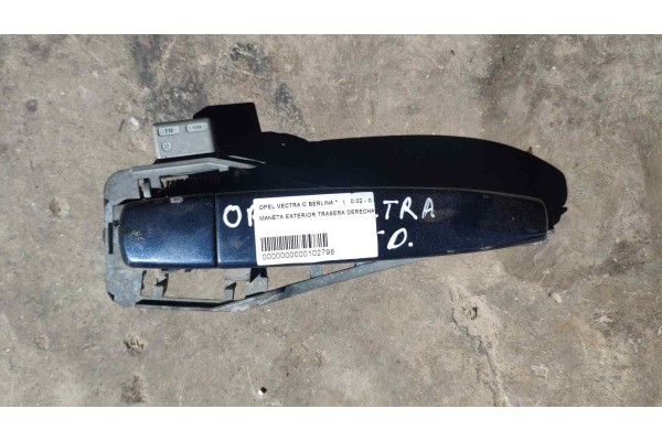 Recambio de maneta exterior trasera derecha para opel vectra c berlina 1.6 16v referencia OEM IAM   