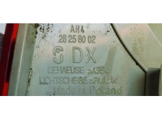 Recambio de piloto trasero derecho para volkswagen touareg (7la) tdi r5 referencia OEM IAM 28258002  