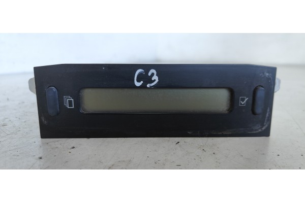 Recambio de pantalla multifuncion para citroen c3 1.4 hdi referencia OEM IAM 9647409477B00  