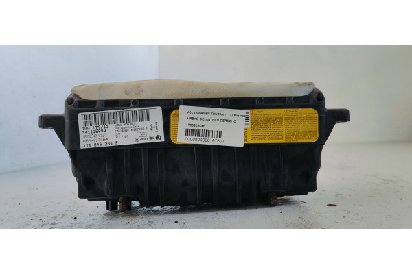 Recambio de airbag delantero derecho para volkswagen touran (1t3) business referencia OEM IAM 1T0880204F  