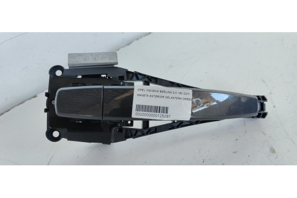 Recambio de maneta exterior delantera derecha para opel insignia berlina 2.0 16v cdti referencia OEM IAM   