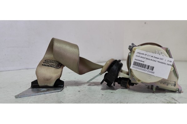 Recambio de cinturon seguridad trasero derecho para jaguar xf 2.7 v6 diesel luxury referencia OEM IAM 34025084A  