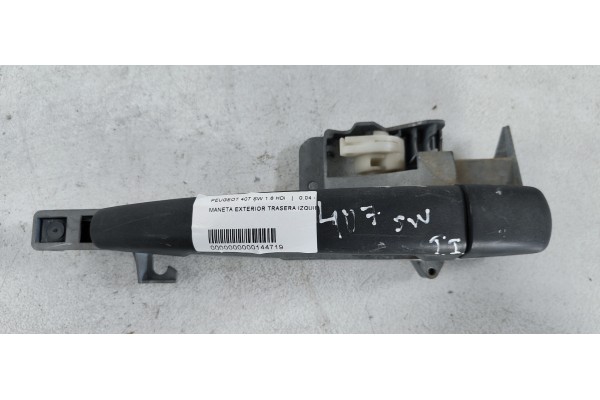Recambio de maneta exterior trasera izquierda para peugeot 407 sw sr confort referencia OEM IAM   