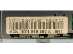 Recambio de cuadro instrumentos para skoda fabia familiar (6y5) comfort line referencia OEM IAM 6Y1919880A  