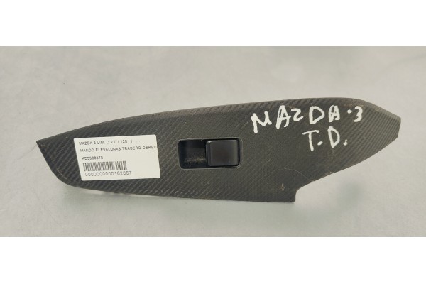 Recambio de mando elevalunas trasero derecho para mazda 3 lim. () 2.0 i 120 referencia OEM IAM KD3566370  