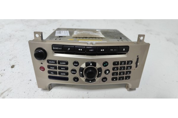 Recambio de sistema audio / radio cd para peugeot 607 (s2) básico referencia OEM IAM 96601841EF  