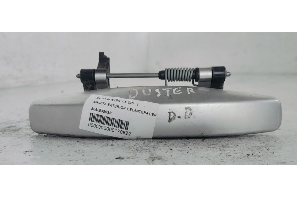 Recambio de maneta exterior delantera derecha para dacia duster 1.5 dci referencia OEM IAM 806063553R  